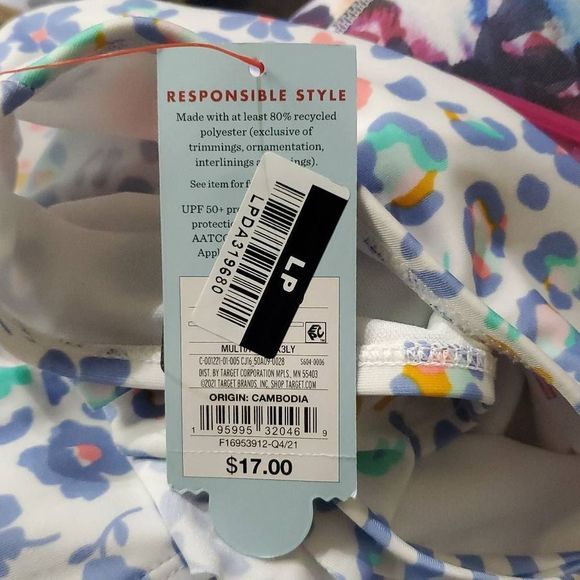 NWT CAT & JACK BATHING SUIT TOP - Picture 4 of 4